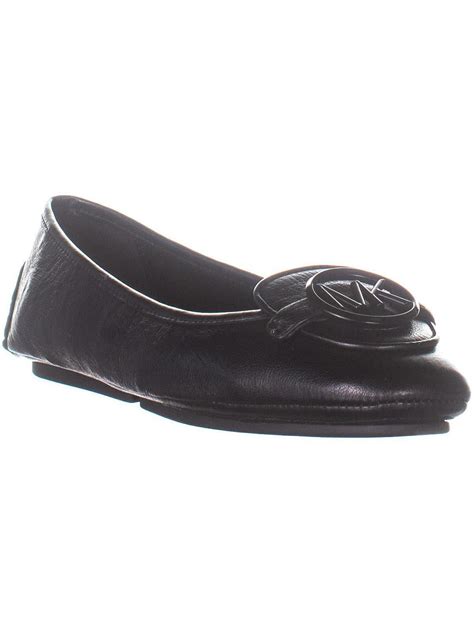 michael kors lillie moc black|michael michael kors lillie moccasin flats .